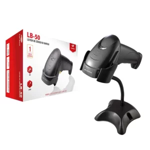 LEITOR DE CODIGO DE BARRAS COM PEDESTAL LB-50